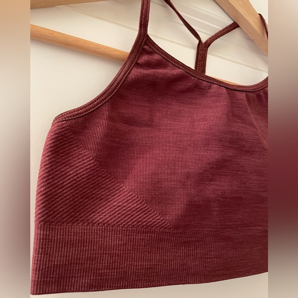 Moonchild Burgundy Sports Bra - Picture 3 of 7
